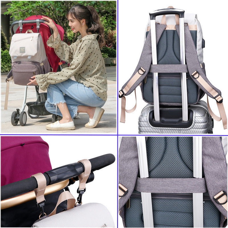 Chic Mamma Backpack Diaper Bag - Mommy Bag Travel Backpack