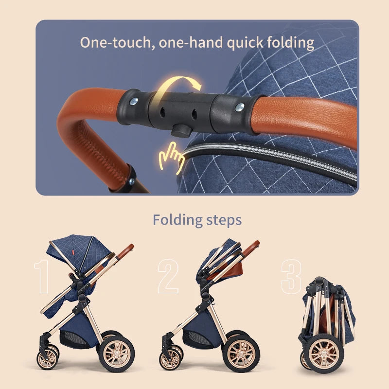 LuxTraveler: Sleek Baby Stroller